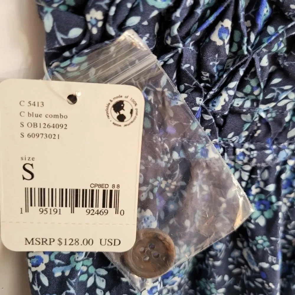 FREE‎ PEOPLE Petunia Cotton Dress SIZE SMALL